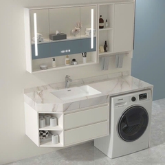 TC27K - Tủ chậu kết hợp máy giặt, nhựa PVC đặc chịu nước, hàng đặt theo yêu cầu, kích thước và màu sắc tùy chọn. LH để được giá tốt: 0975.296.975