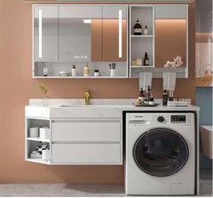 TC27K - Tủ chậu kết hợp máy giặt, nhựa PVC đặc chịu nước, hàng đặt theo yêu cầu, kích thước và màu sắc tùy chọn. LH để được giá tốt: 0975.296.975