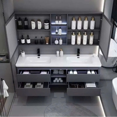 TC38K - Tủ chậu đôi, nhựa PVC chịu nước, hàng đặt theo yêu cầu, kích thước và màu sắc tùy chỉnh. LH để được giá tốt: 0975.296.975