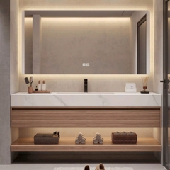 TC52K - Tủ bàn đá 2 tầng, nhựa PVC chịu nước, mặt đá nhân tạo chống xước, hàng đặt theo yêu cầu, kích thước và màu sắc tùy chỉnh. LH để được giá tốt: 0975.296.975