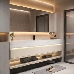 TC52K - Tủ bàn đá 2 tầng, nhựa PVC chịu nước, mặt đá nhân tạo chống xước, hàng đặt theo yêu cầu, kích thước và màu sắc tùy chỉnh. LH để được giá tốt: 0975.296.975