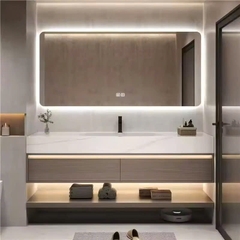 TC52K - Tủ bàn đá 2 tầng, nhựa PVC chịu nước, mặt đá nhân tạo chống xước, hàng đặt theo yêu cầu, kích thước và màu sắc tùy chỉnh. LH để được giá tốt: 0975.296.975