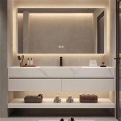 TC52K - Tủ bàn đá 2 tầng, nhựa PVC chịu nước, mặt đá nhân tạo chống xước, hàng đặt theo yêu cầu, kích thước và màu sắc tùy chỉnh. LH để được giá tốt: 0975.296.975