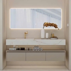 TC70K - Tủ bàn đá 2 tầng, mặt đá, tủ dưới nhựa PVC chịu nước, hàng đặt theo yêu cầu, kích thước và màu sắc tùy chỉnh. LH để được giá tốt: 0975.296.975