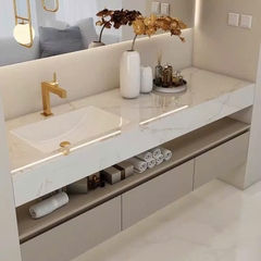 TC70K - Tủ bàn đá 2 tầng, mặt đá, tủ dưới nhựa PVC chịu nước, hàng đặt theo yêu cầu, kích thước và màu sắc tùy chỉnh. LH để được giá tốt: 0975.296.975