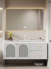 TC71K - Tủ chậu nhựa PVC chịu nước, mặt chậu sứ hoặc đá nhân tạo, hàng đặt theo yêu cầu, kích thước và màu sắc tùy chỉnh. LH để được giá tốt: 0975.296.975