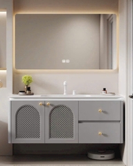 TC71K - Tủ chậu nhựa PVC chịu nước, mặt chậu sứ hoặc đá nhân tạo, hàng đặt theo yêu cầu, kích thước và màu sắc tùy chỉnh. LH để được giá tốt: 0975.296.975