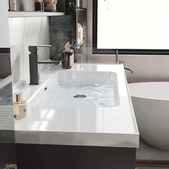 TC84K - Tủ chậu nhựa PVC chịu nước, mặt chậu sứ âm, hàng đặt theo yêu cầu, kích thước và màu sắc tùy chỉnh. LH để được giá tốt: 0975.296.975