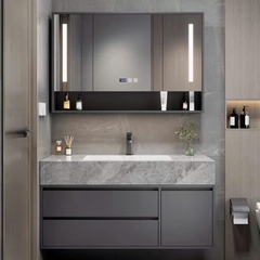 TC85K - Tủ chậu nhựa PVC chịu nước, mặt chậu đá nhân tạo, hàng đặt theo yêu cầu, kích thước và màu sắc tùy chỉnh. LH để được giá tốt: 0975.296.975