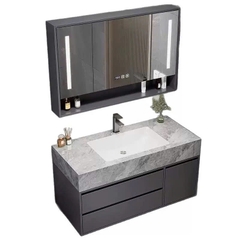 TC85K - Tủ chậu nhựa PVC chịu nước, mặt chậu đá nhân tạo, hàng đặt theo yêu cầu, kích thước và màu sắc tùy chỉnh. LH để được giá tốt: 0975.296.975