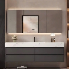 TC86K - Tủ chậu nhựa PVC chịu nước, mặt chậu đá nhân tạo, hàng đặt theo yêu cầu, kích thước và màu sắc tùy chỉnh. LH để được giá tốt: 0975.296.975