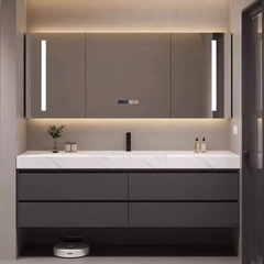 TC86K - Tủ chậu nhựa PVC chịu nước, mặt chậu đá nhân tạo, hàng đặt theo yêu cầu, kích thước và màu sắc tùy chỉnh. LH để được giá tốt: 0975.296.975