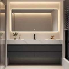 TC86K - Tủ chậu nhựa PVC chịu nước, mặt chậu đá nhân tạo, hàng đặt theo yêu cầu, kích thước và màu sắc tùy chỉnh. LH để được giá tốt: 0975.296.975
