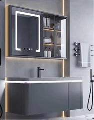 TC97K - Tủ chậu nhựa PVC chịu nước, mặt chậu đá thạch anh cao cấp, hàng đặt theo yêu cầu, kích thước và màu sắc tùy chỉnh. LH để được giá tốt: 0975.296.975