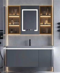 TC97K - Tủ chậu nhựa PVC chịu nước, mặt chậu đá thạch anh cao cấp, hàng đặt theo yêu cầu, kích thước và màu sắc tùy chỉnh. LH để được giá tốt: 0975.296.975