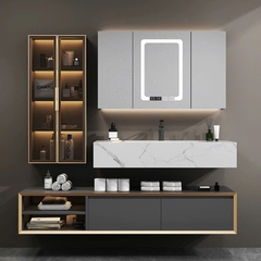TC98K - Tủ bàn đá kết hợp nhựa PVC chịu nước, mặt chậu nhân tạo chống xước cao cấp, hàng đặt theo yêu cầu, kích thước và màu sắc tùy chỉnh. LH để được giá tốt: 0975.296.975