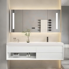 TC99K - Tủ bàn đá kết hợp nhựa PVC chịu nước, mặt chậu nhân tạo chống xước cao cấp, hàng đặt theo yêu cầu, kích thước và màu sắc tùy chỉnh. LH để được giá tốt: 0975.296.975