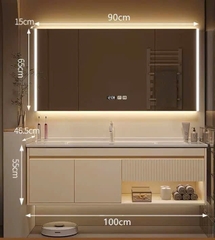 TC103K - Tủ chậu nhựa PVC chịu nước, hàng đặt theo yêu cầu, kích thước và màu sắc tùy chỉnh. LH để được giá tốt: 0975.296.975