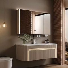 TC105K - Tủ chậu nhựa PVC chịu nước, vân sọc, hàng đặt theo yêu cầu, kích thước và màu sắc tùy chỉnh. LH để được giá tốt: 0975.296.975