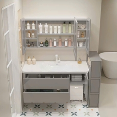 TC108K - Tủ chậu nhựa PVC chịu nước, hàng đặt theo yêu cầu, kích thước và màu sắc tùy chỉnh. LH để được giá tốt: 0975.296.975