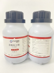 Ferrosoferric oxide, Sắt từ Oxit - Fe3O4, Hãng Fuchen, chai 500g CAS (1317-61-9) hóa chất thí nghiệm