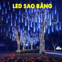 Đèn LED Sao Băng 8 Ống Trang Trí màu RGB