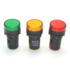 Đèn báo pha tủ điện 22mm 220VAC Combo 3 Đèn