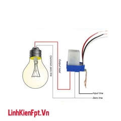 Công Tắc Đèn Tự Động Cảm Biến Ánh Sáng 12V