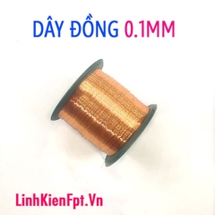 Dây đồng bọc cách điện 0.1MM