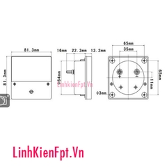 Đồng hồ đo ampe-10A BP-80