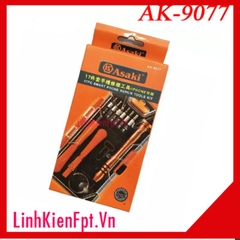 Bộ tô vít sửa chữa điện thoại Iphone, Asaki AK-9077 (Bộ 17 chi tiết)