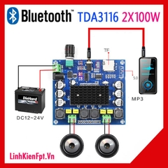 Mạch khuếch đại âm thanh TPA3116  Bluetooth 2x100W