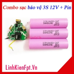 Combo Chế Pin Máy Khoan 12V Kèm Pin18650