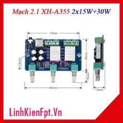 Mạch Khuếch Đại Âm Thanh 2.1 XH-A355 2x15W+30W