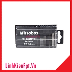 Bộ 20 Mũi Khoan 0.3-1.6mm Siêu Cứng