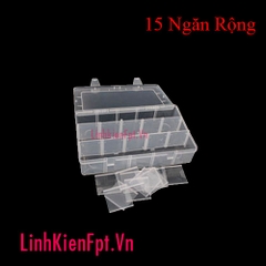 Hộp Đựng Linh Kiện 15 Ngăn Rộng