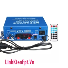 Âm Ly Karaoke Bluetooth 300W AV-263B Amly Xe Hơi
