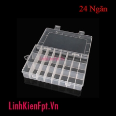 Hộp Đựng Linh Kiện 24 Ngăn