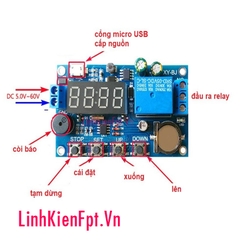 Module hẹn giờ điều khiển thời gian thực 24h