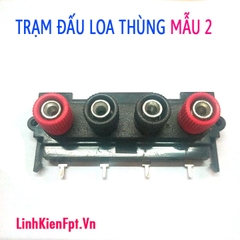 Trạm đấu loa thùng 4 cổng - Mẫu 2