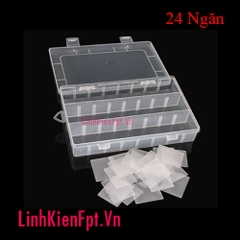 Hộp Đựng Linh Kiện 24 Ngăn