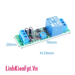 Modul Relay 12v 10a tạo trễ 10s - 60s - 10 phút