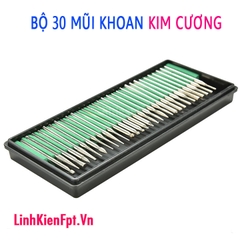 Bộ 30 mũi khoan kim cương