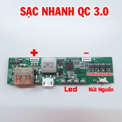 Mạch Sạc Pin Dự Phòng - Sạc Nhanh QC3.0