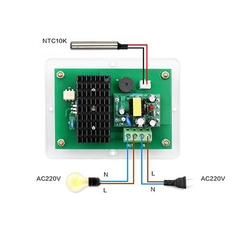 Mạch đóng ngắt nhiệt độ 220V 1000W XH-W1621