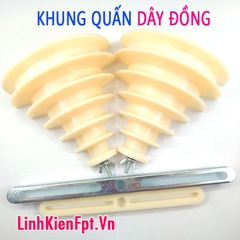 Khuôn quấn dây đồng , máy biến áp 6 rãnh