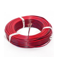 Dây điện đôi đỏ đen nhiều lõi 26AWG cuộn 100m