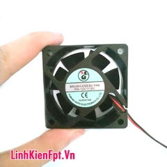 Quạt tản nhiệt 12v 6x6cm Loại Khỏe Dày