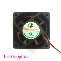 Quạt tản nhiệt 12v 6x6cm Loại Khỏe Dày