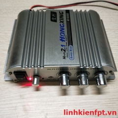 Âm Ly Mini 300W XH-168 SUPER BASS Độ Loa Xe Hơi